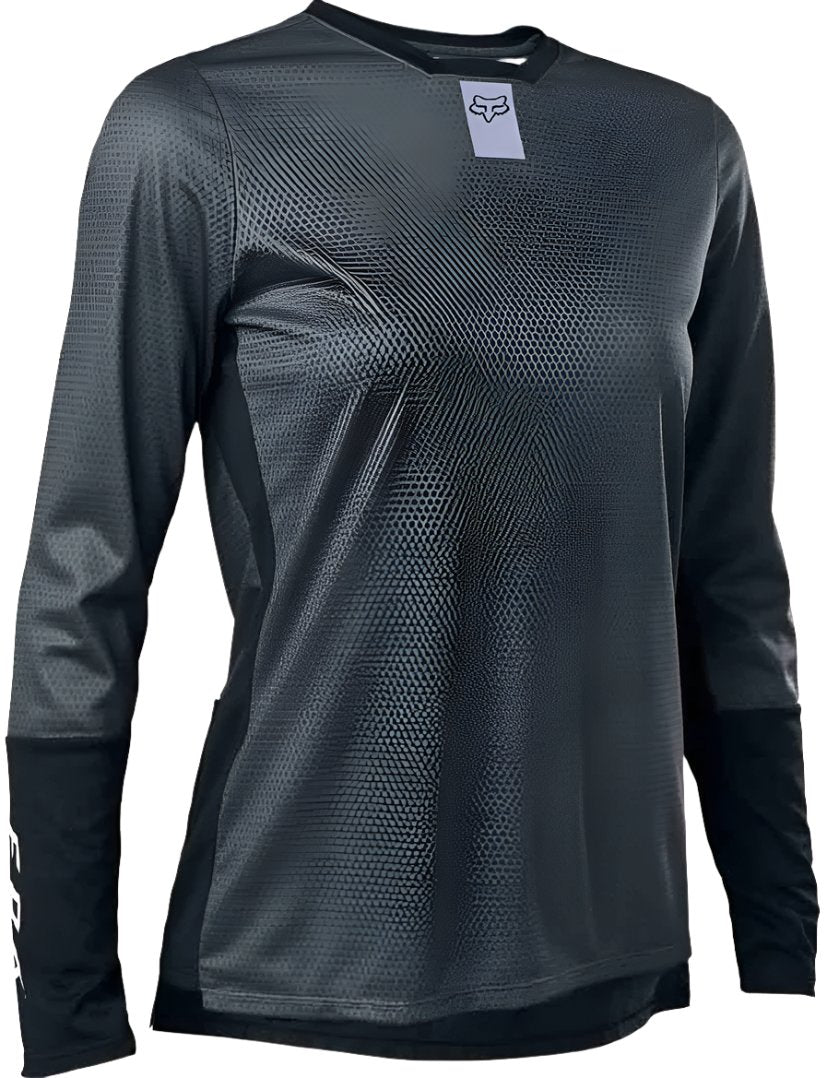 Fox WOMENS DEFEND LS JERSEY - Dark Shadow FRONT