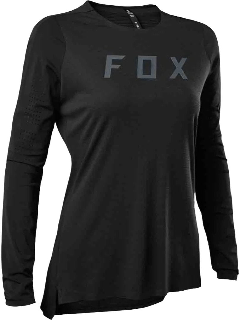 Fox WOMENS FLEXAIR PRO LS JERSEY - Black FRONT