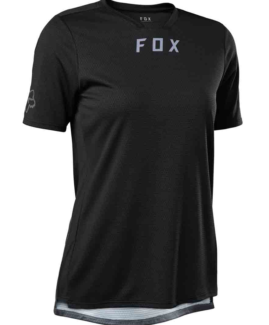 Fox Racing Defend Short Sleeve Jersey Black FRONT