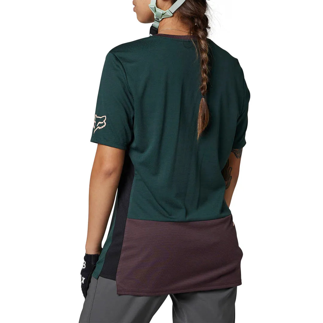 Fox WOMENS DEFEND SS JERSEY - Emerald