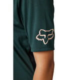 Fox WOMENS DEFEND SS JERSEY - Emerald