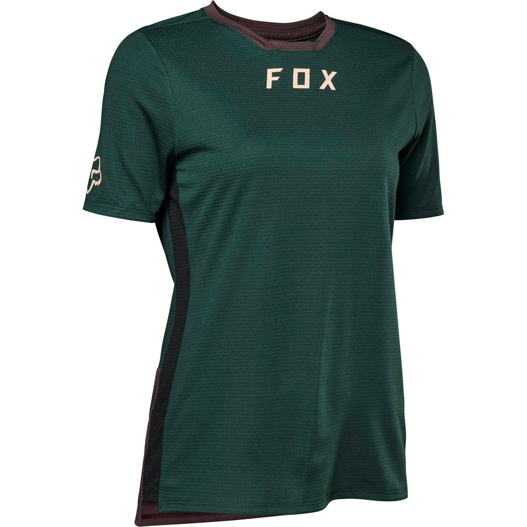 Fox WOMENS DEFEND SS JERSEY - Emerald