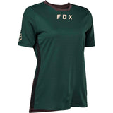 Fox WOMENS DEFEND SS JERSEY - Emerald