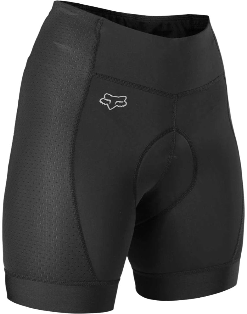 Fox WOMENS TECBASE LINER SHORT - Black FRONT