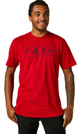 Fox PINNACLE Short Sleeve TEE FlameRed FRONT FACING MODEL