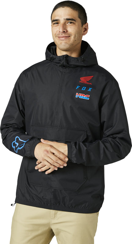 Fox HONDA ANORAK Mens Jacket Black Crooze Australia