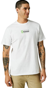 Fox KAWI Short Sleeve TEE OpticWhite FRONT FACING MODEL