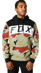Fox BNKR PO FLEECE GreenCamo FRONT FACING MODEL