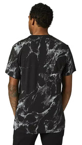 Fox KARRERA HEAD Short Sleeve PREMIUM TEE Black Back Facing Model 