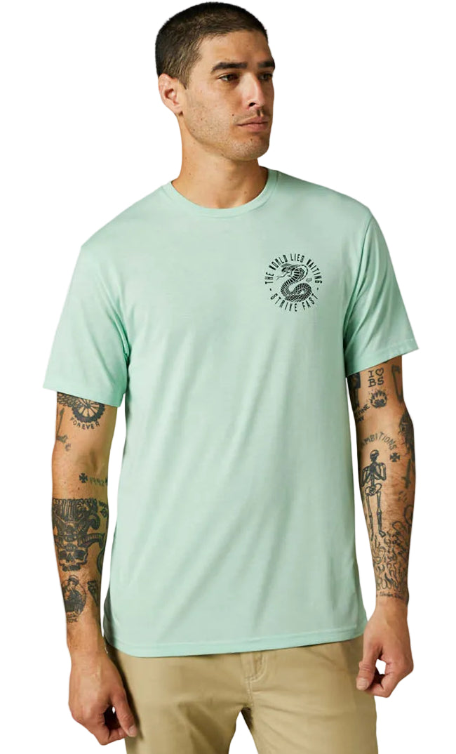 Fox GOING PRO Short Sleeve TECH TEE Jade Front Facing Model 