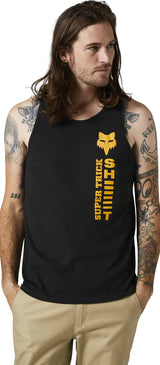 Fox SUPER TRIK PREMIUM TANK Black FRONT FACING MODEL