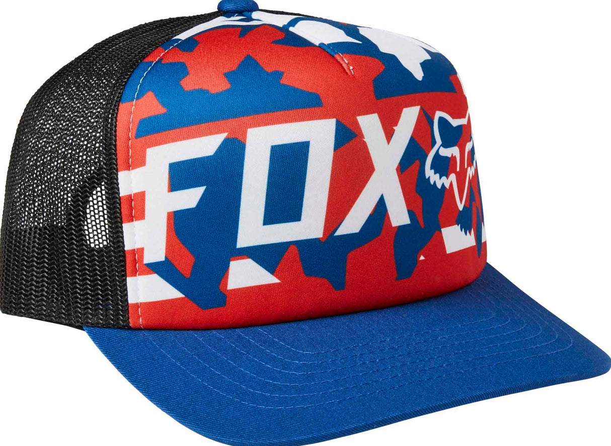 Fox Red White and True SB Hat RBL