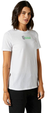 Fox WOMENS KAWI SS TEE - White SIDE FRONT