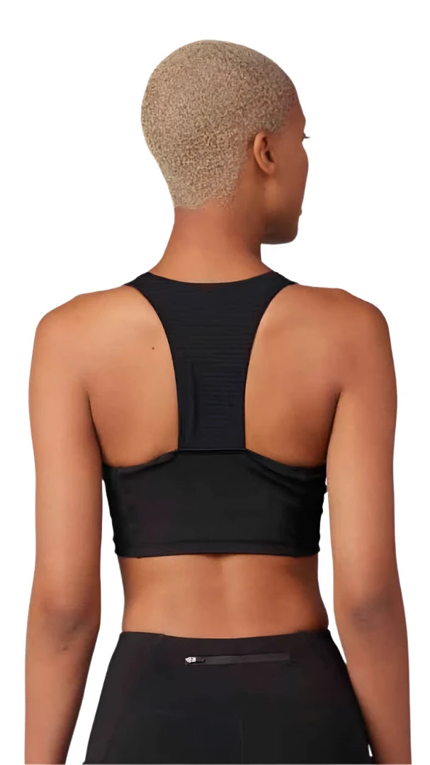 Fox WOMENS MOTIVE MIDI BRA - Black BACK