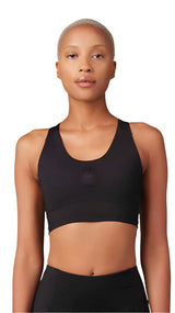 Fox WOMENS MOTIVE MIDI BRA - Black FRONT