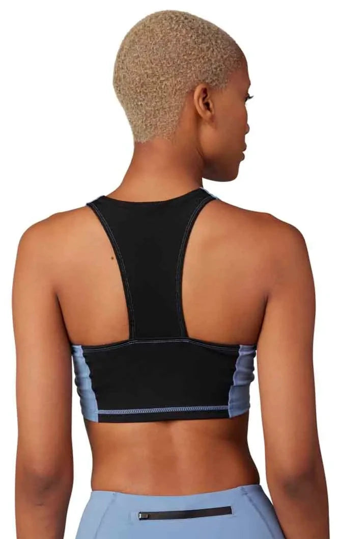 Fox WOMENS MOTIVE MIDI BRA - Dusty Blue BACK