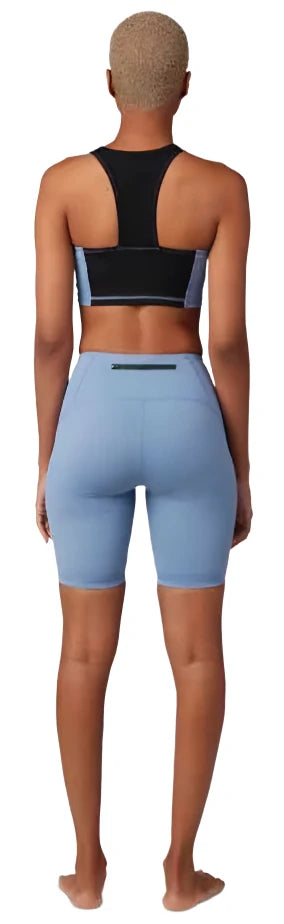 Fox WOMENS MOTIVE MIDI BRA - Dusty Blue BACK