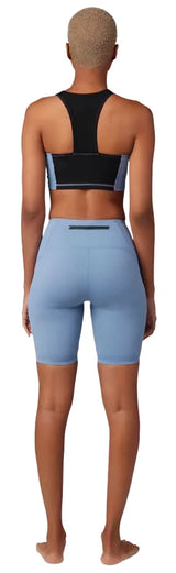 Fox WOMENS MOTIVE MIDI BRA - Dusty Blue BACK