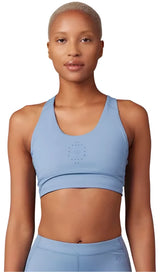 Fox WOMENS MOTIVE MIDI BRA - Dusty Blue FRONT