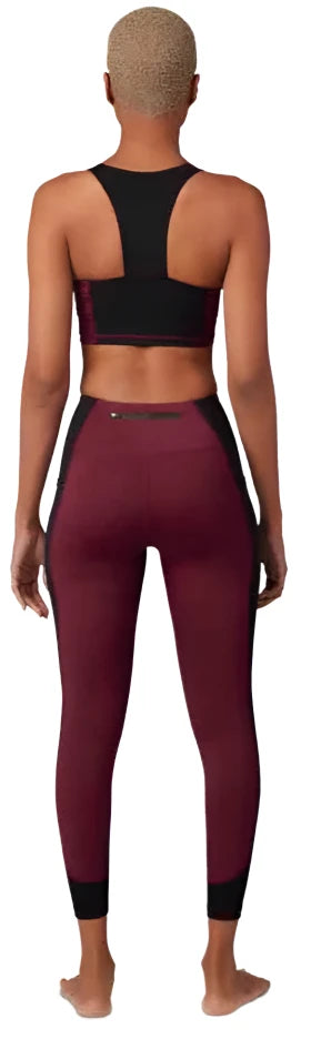 Fox WOMENS MOTIVE MIDI BRA - Dark Maroon BACK