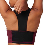 Fox WOMENS MOTIVE MIDI BRA - Dark Maroon BACK