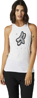 Fox Women RWT TANK White FRONT FACING MODEL