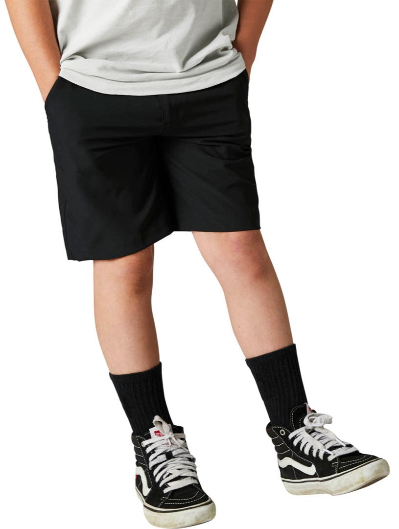Fox YOUTH ESSEX TECH STRETCH - Black FRONT