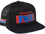 Fox Youth Honda SB Hat Black