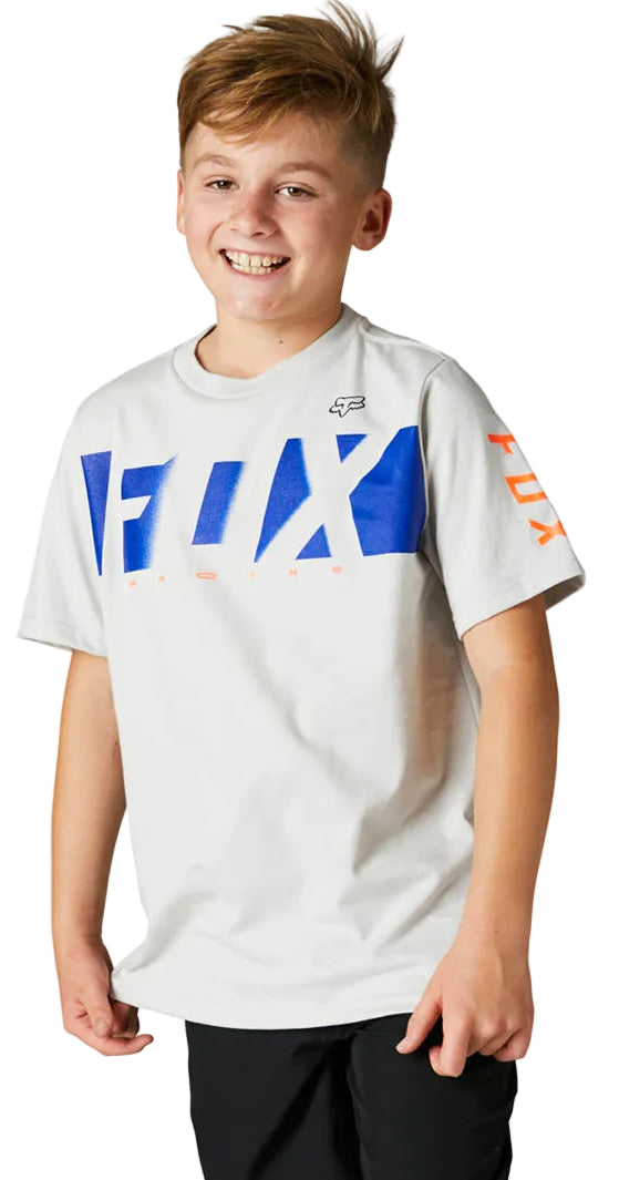Fox YOUTH RKANE Short Sleeve TEE Lgy FRONT FACING MODEL