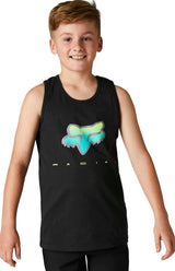 Fox YOUTH RKANE HEAD TANK Black FRONT FACING MODEL