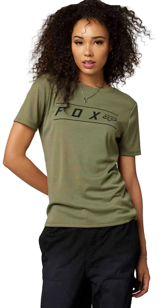 Fox Women PINNACLE Short Sleeve TECH TEE Army
