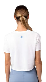 Fox WOMENS SHADOWBOXER TECH TEE - White BACK