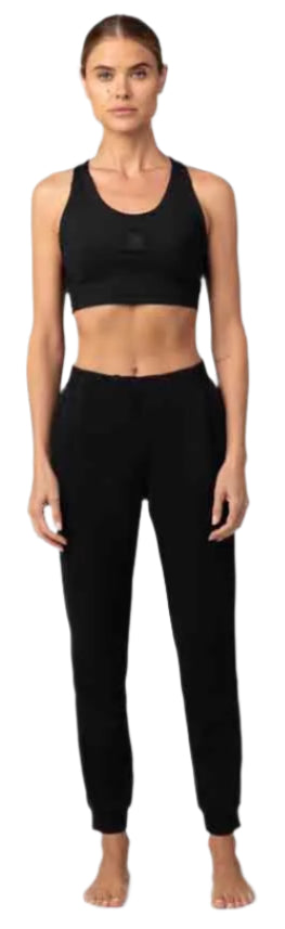 Fox WOMENS BALANCE FLEECE JOGGER Black FRONT FACING MODEL