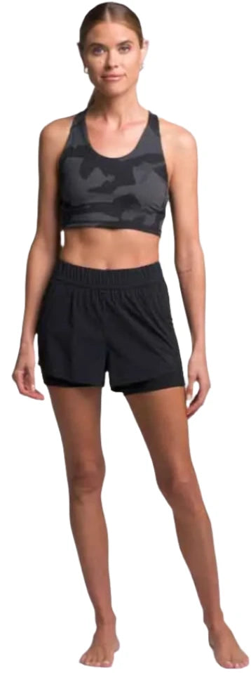 Fox WOMENS CONTENDER 2IN1 SHORT - Black FRONT FACING MODEL