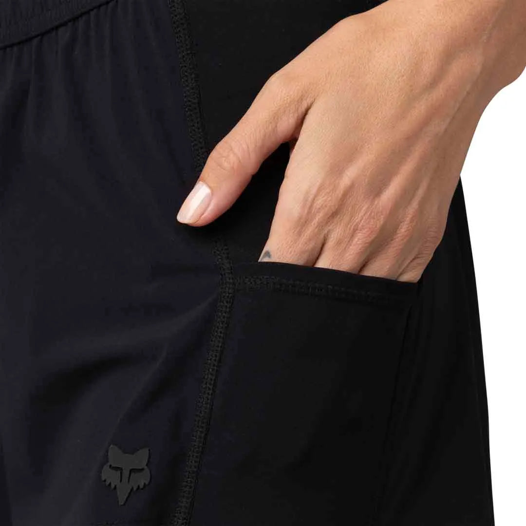 Fox WOMENS CONTENDER 2IN1 SHORT - Black POCKET