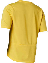 Fox YOUTH RANGER DR SS JERSEY - Pear Yellow Grey BACK