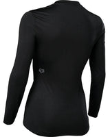Fox WOMENS TECBASE LS SHIRT - Black 