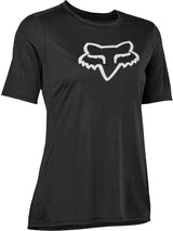 Fox WOMENS RANGER SS JERSEY FOXHEAD - Black Front