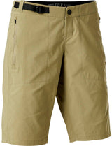 Fox WOMENS RANGER SHORT W/ LINER - Bark FRONT