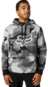 Fox LEGACY FOXHEAD CAMO PO FLEECE Black Camo FRONT FACING MODEL