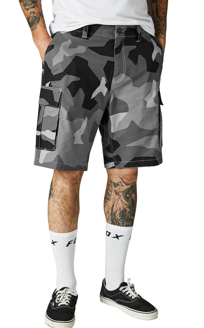 Fox Slambozo Camo Short 2.0 Black Camo FRONT 