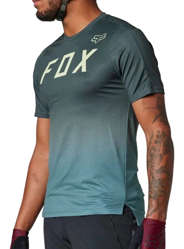 Fox FLEXAIR Short Sleeve JERSEY Emerald DETAILS