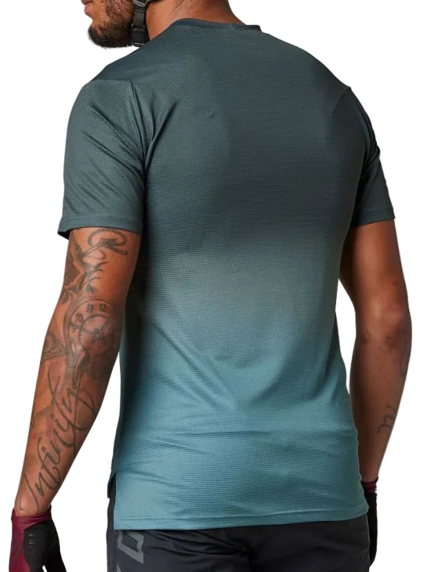 Fox FLEXAIR Short Sleeve JERSEY Emerald BACK
