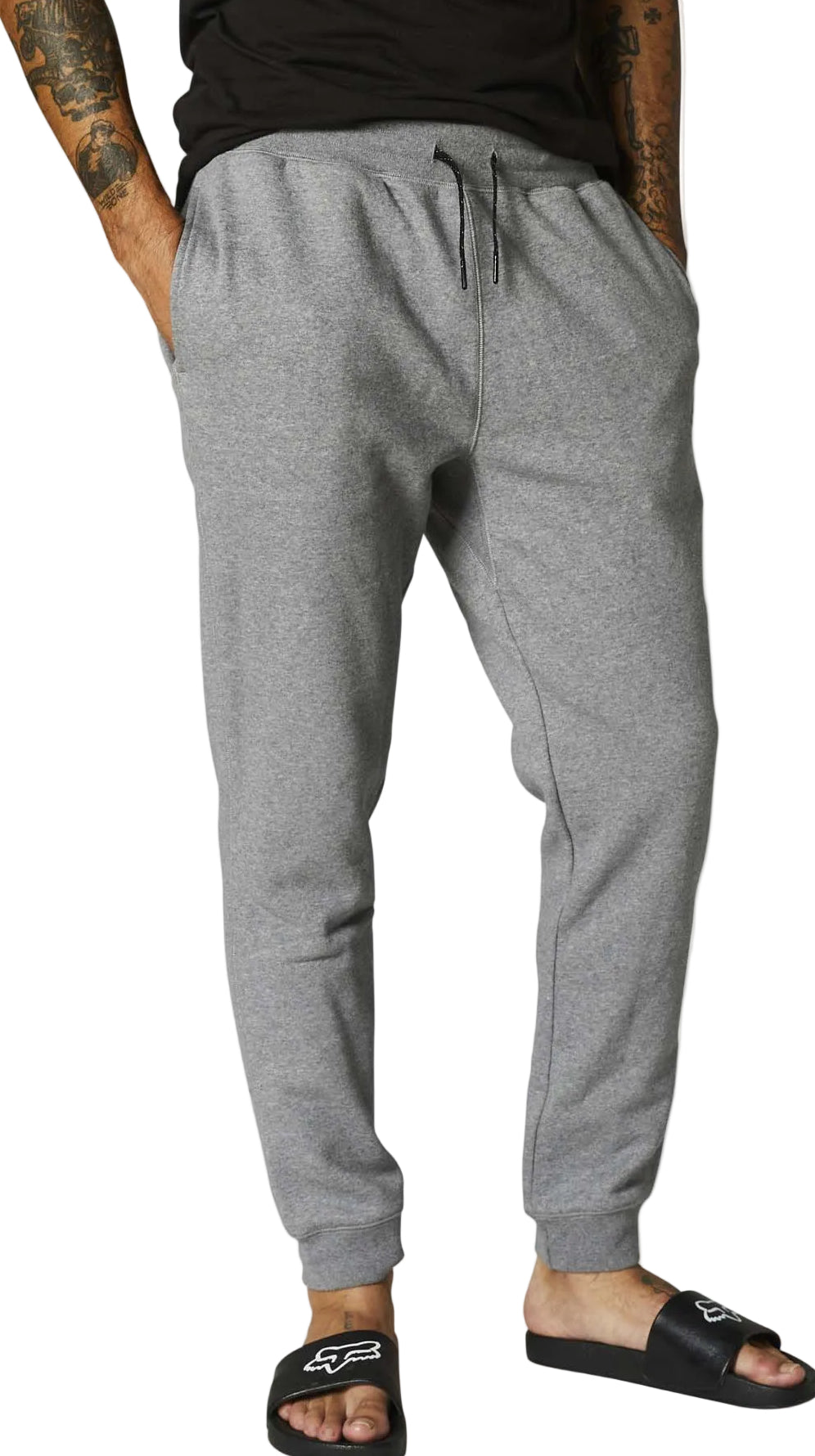 Fox LAY LO FLEECE PANT Heather Graphite FRONT