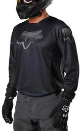Fox Racing 180 Blackout Jersey Black/Black SIDE-FRONT
