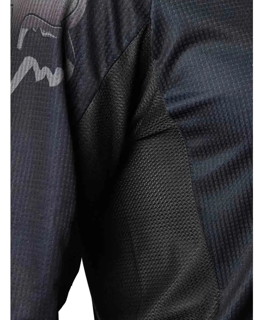 Fox Racing 180 Blackout Jersey Black/Black DETAILS