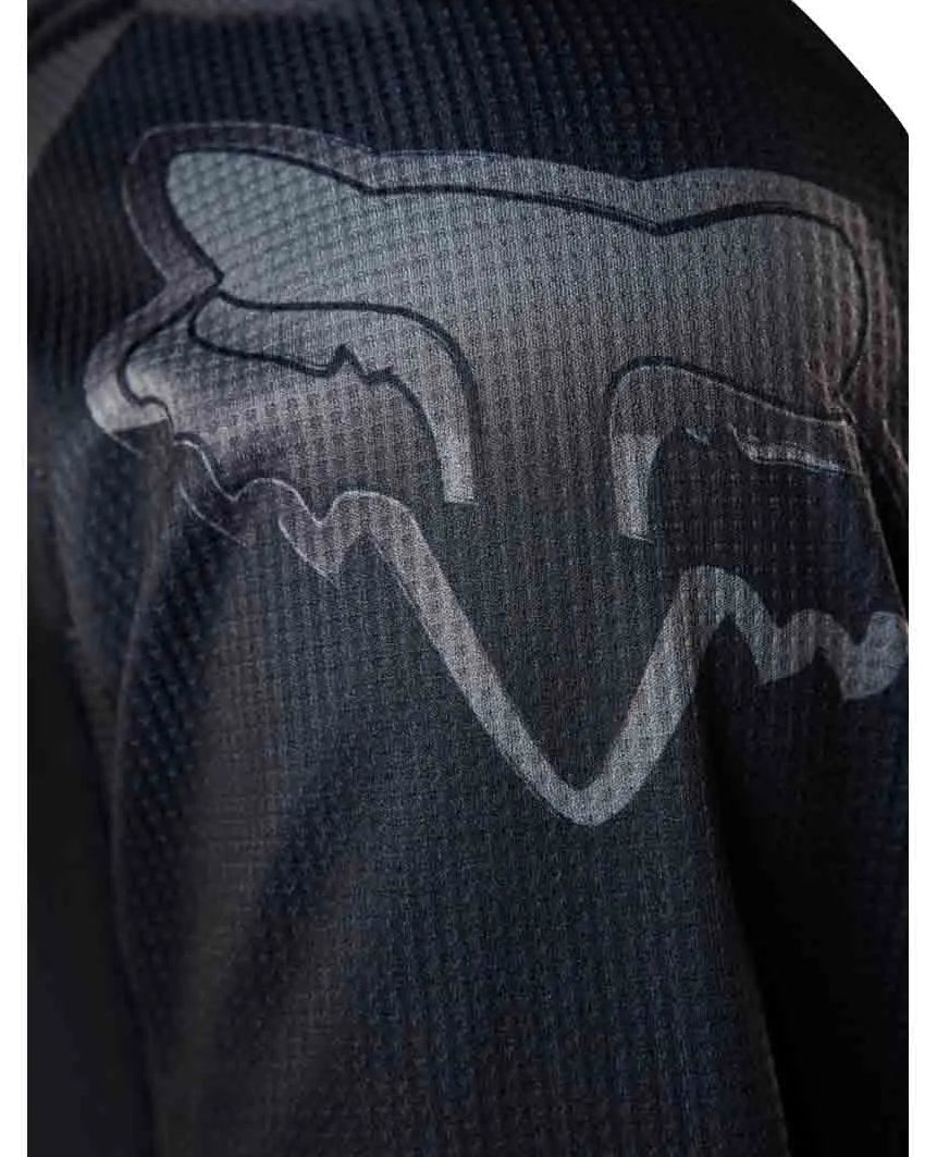 Fox Racing 180 Blackout Jersey Black/Black DETAILS