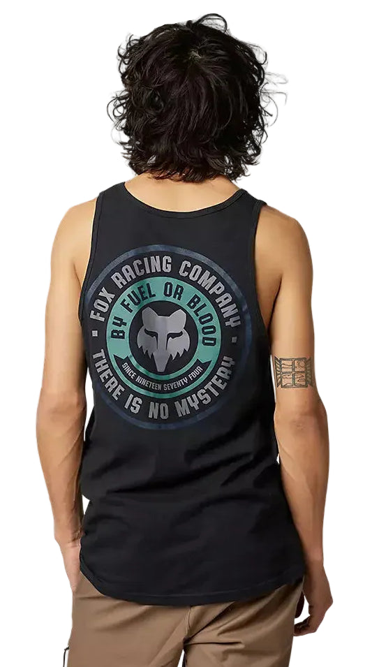 Fox MYSTICKS Short Sleeve PREM TANK Black BACK FACING MODEL