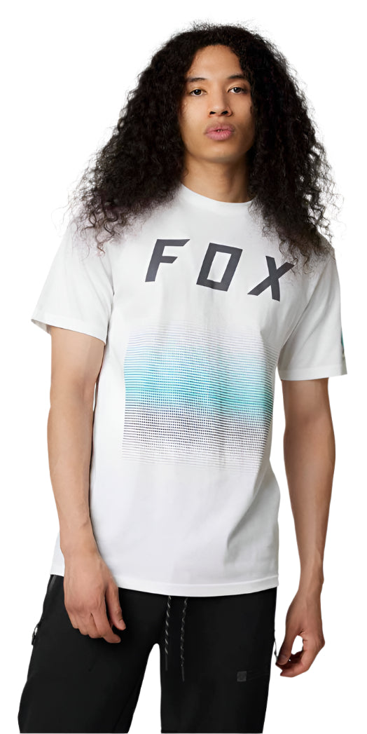Fox FGMNT PREMIUM Short Sleeve TEE Optic White FRONT FACING MODEL