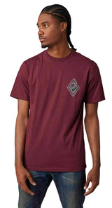 Fox STILL IN Short Sleeve PREMIUM TEE DrkMar SIDE-FRONT FACING MODEL